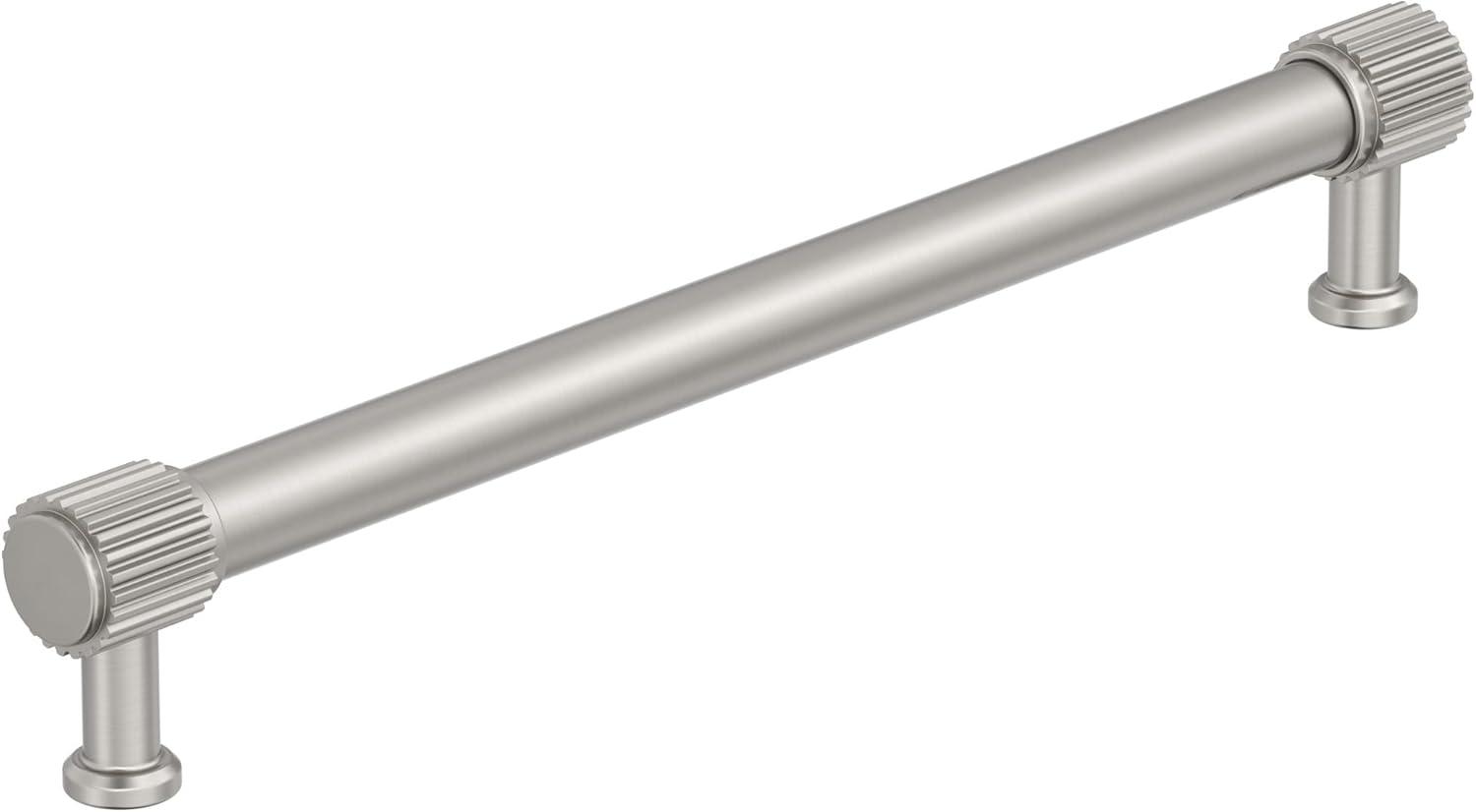 imageAmerock Farewind 81316 inch 224mm CentertoCenter Polished Chrome Cabinet Pull BP3780726Satin Nickel