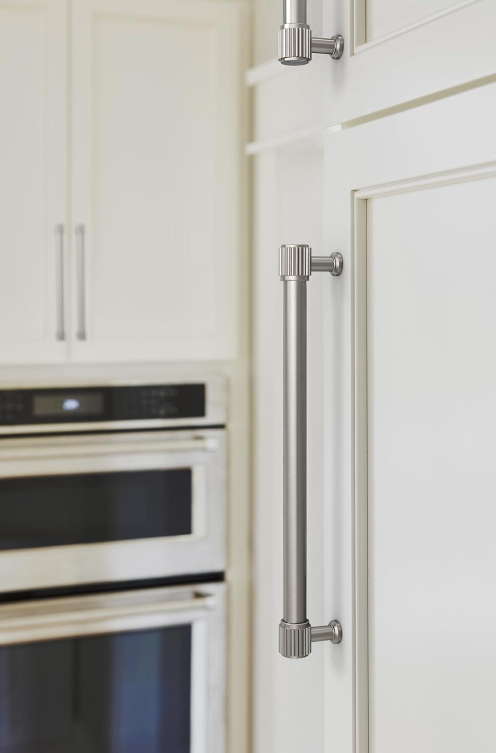 imageAmerock Farewind 81316 inch 224mm CentertoCenter Polished Chrome Cabinet Pull BP3780726Satin Nickel