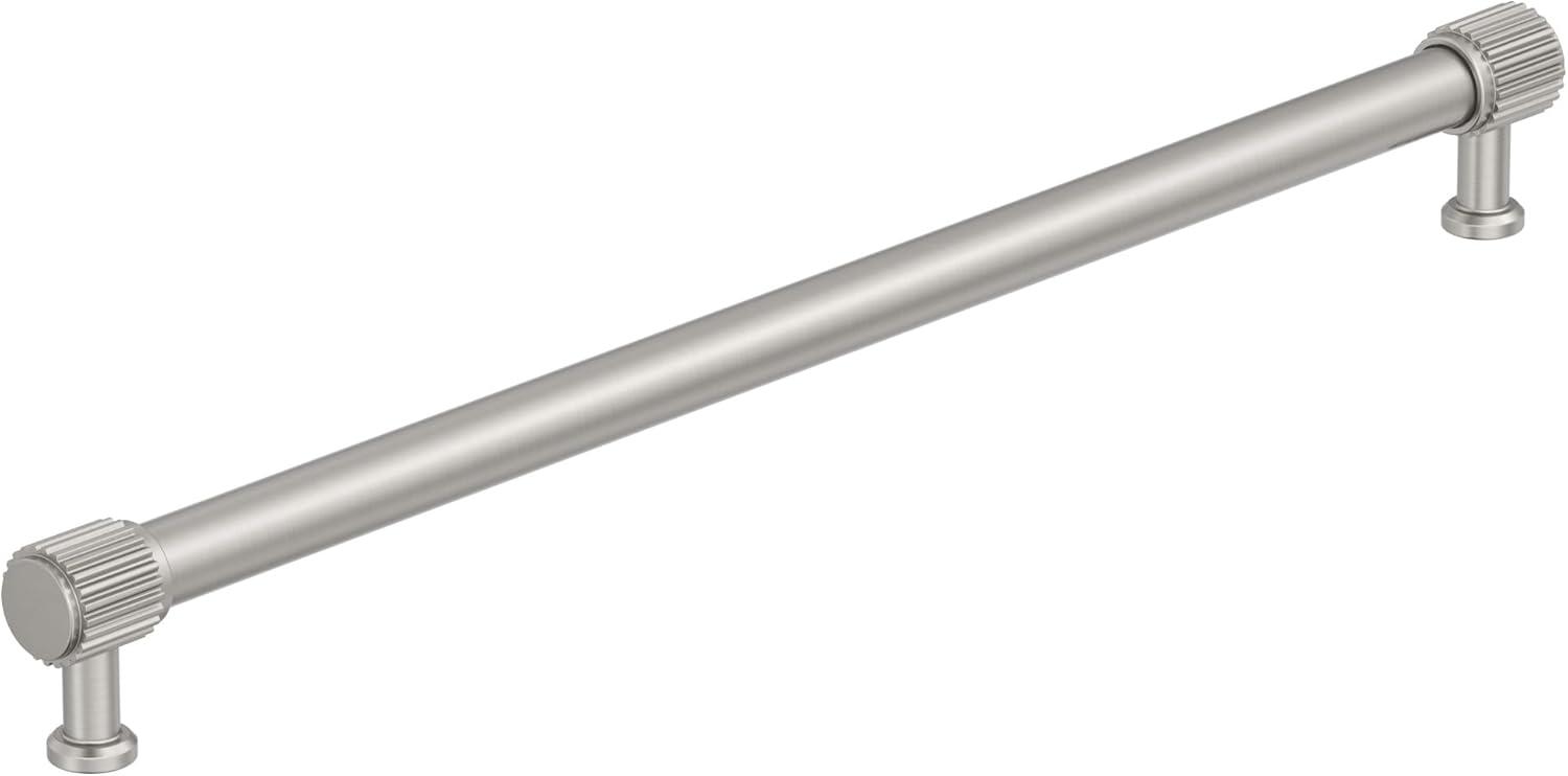 imageAmerock Farewind 81316 inch 224mm CentertoCenter Polished Chrome Cabinet Pull BP3780726Satin Nickel