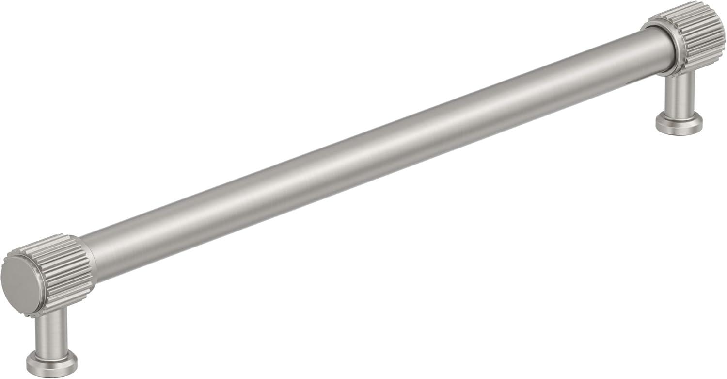 imageAmerock Farewind 81316 inch 224mm CentertoCenter Polished Chrome Cabinet Pull BP3780726Satin Nickel
