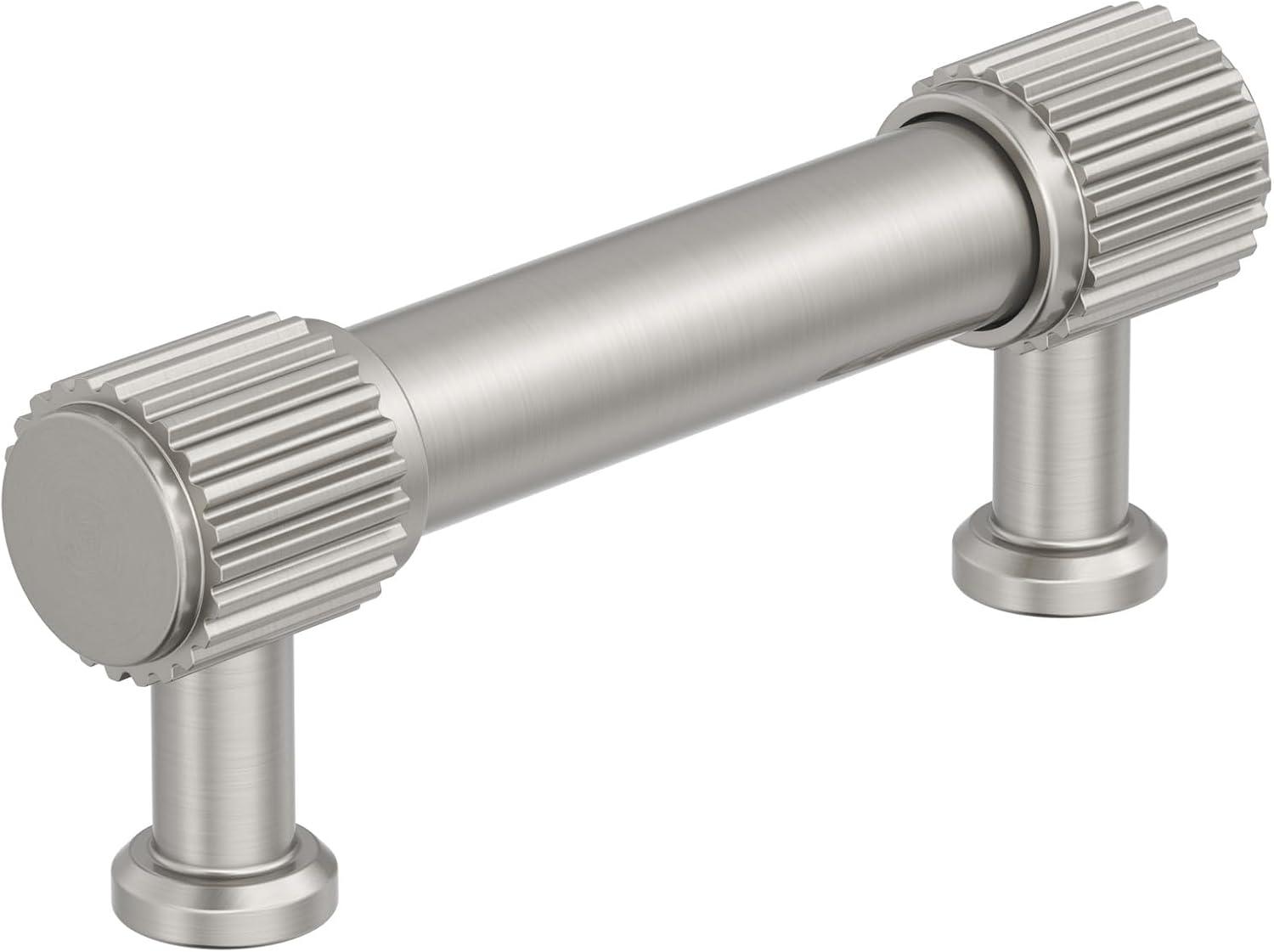 imageAmerock Farewind 81316 inch 224mm CentertoCenter Polished Chrome Cabinet Pull BP3780726Satin Nickel