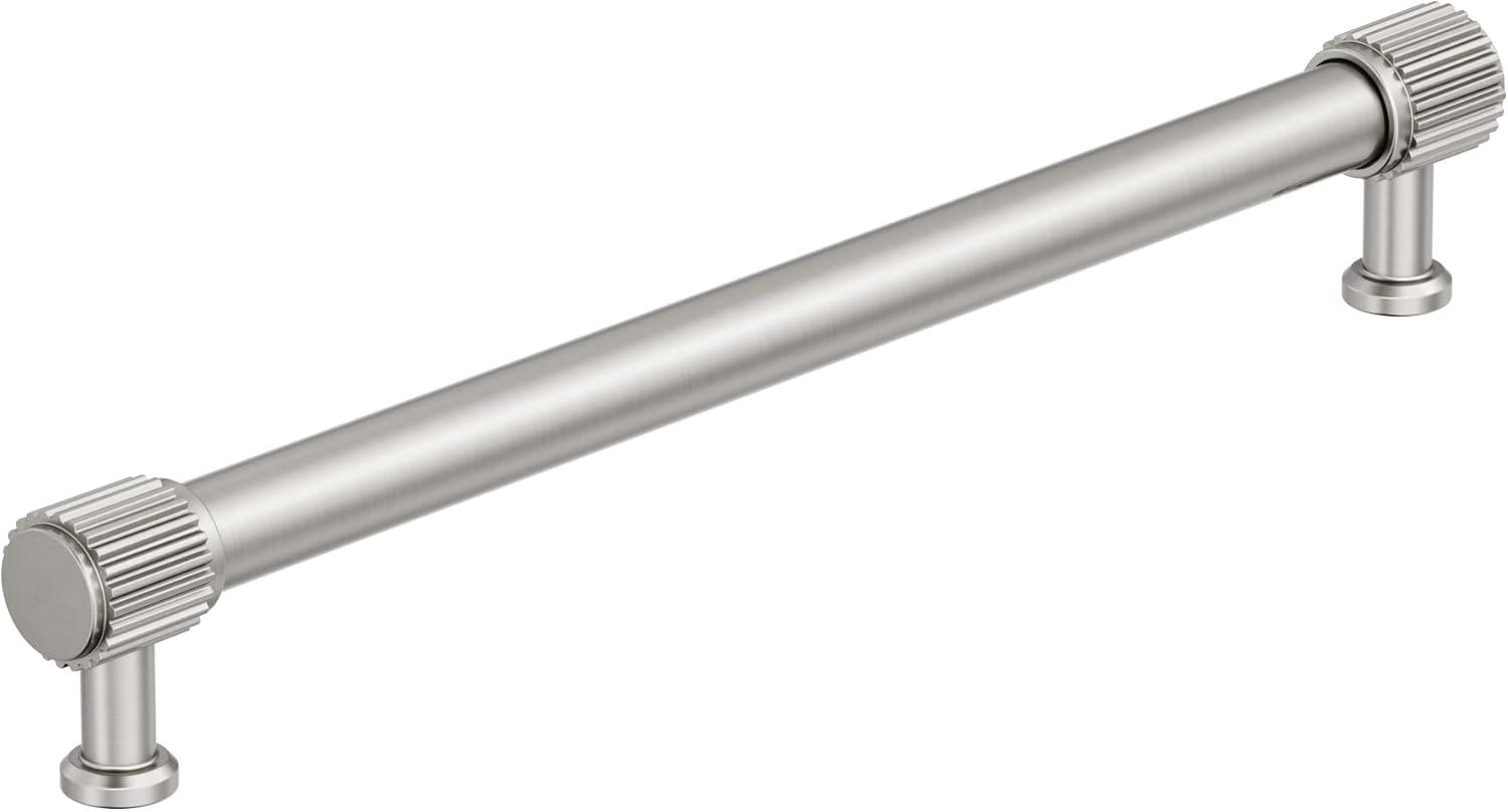 imageAmerock Farewind 81316 inch 224mm CentertoCenter Polished Chrome Cabinet Pull BP3780726Satin Nickel