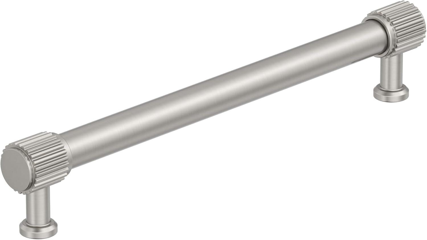 imageAmerock Farewind 81316 inch 224mm CentertoCenter Polished Chrome Cabinet Pull BP3780726Satin Nickel