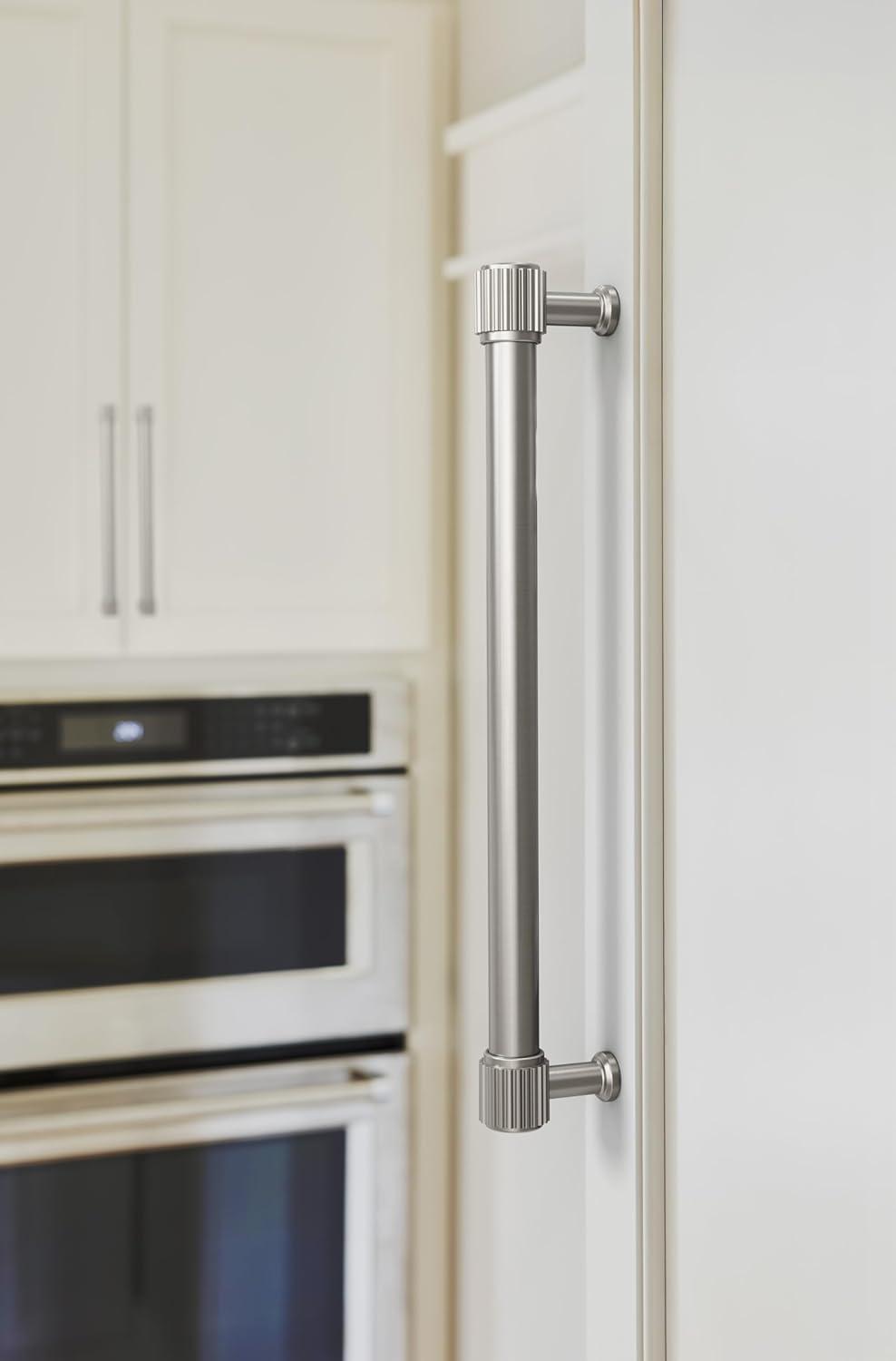 imageAmerock Farewind 81316 inch 224mm CentertoCenter Polished Chrome Cabinet Pull BP3780726Satin Nickel