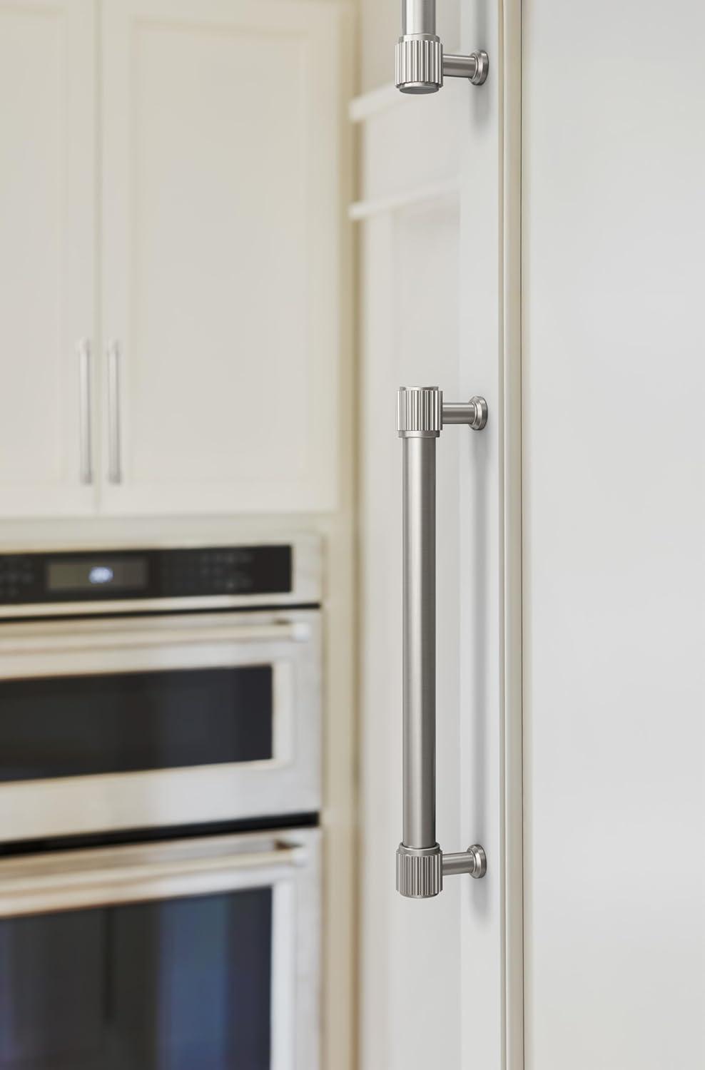 imageAmerock Farewind 81316 inch 224mm CentertoCenter Polished Chrome Cabinet Pull BP3780726Satin Nickel