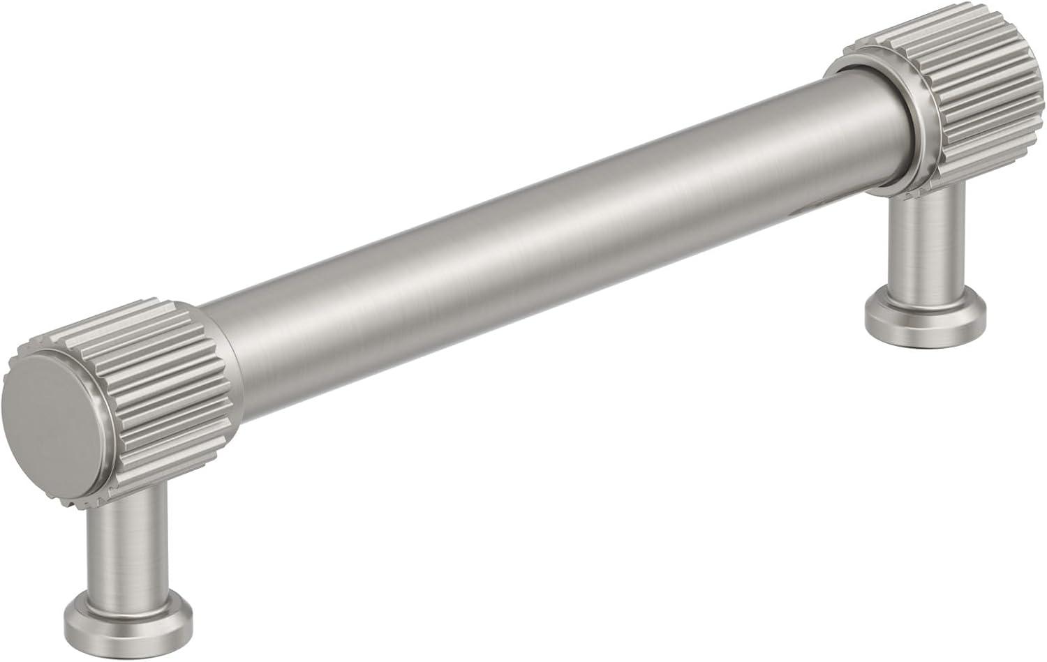 imageAmerock Farewind 81316 inch 224mm CentertoCenter Polished Chrome Cabinet Pull BP3780726Satin Nickel