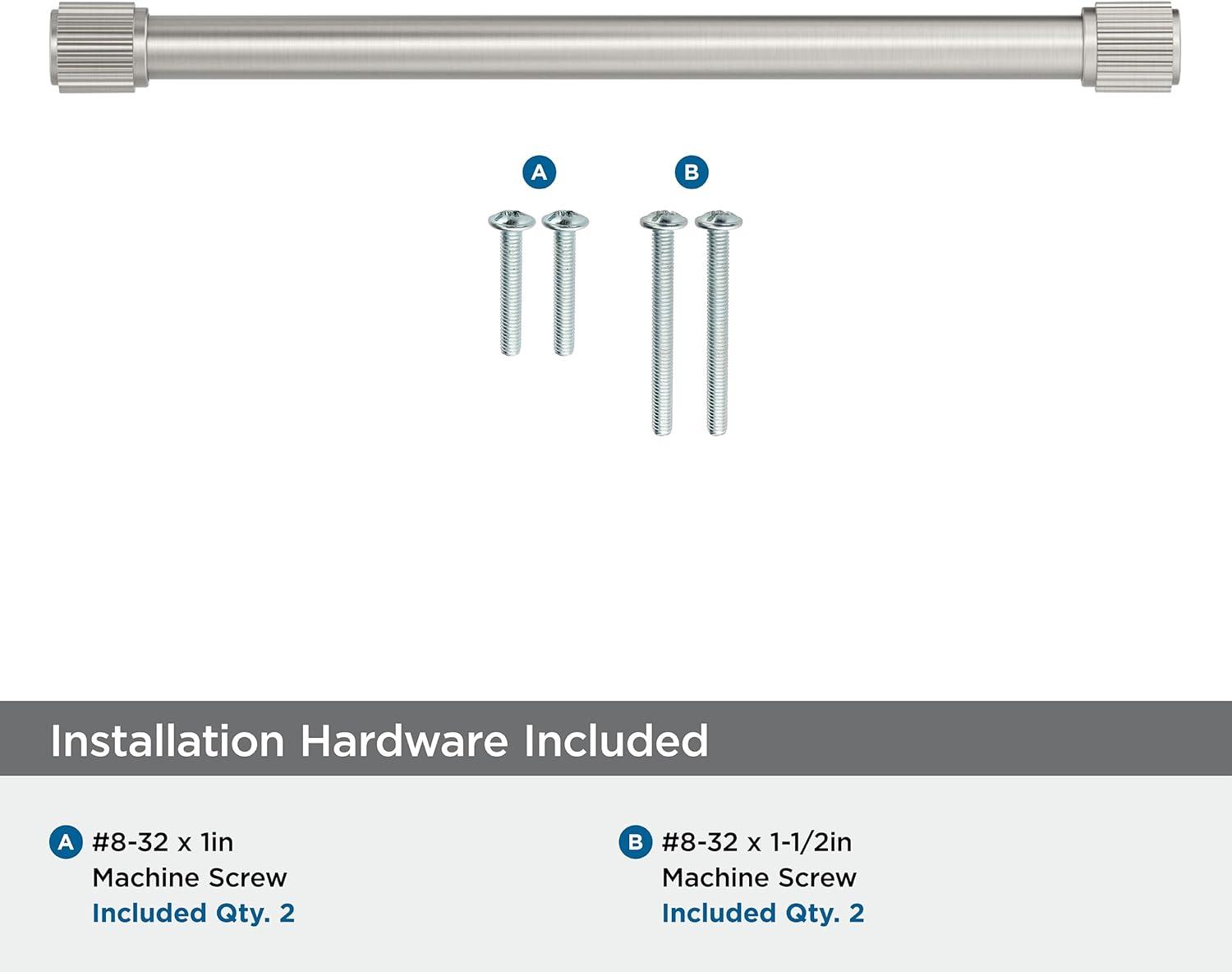 imageAmerock Farewind 81316 inch 224mm CentertoCenter Polished Chrome Cabinet Pull BP3780726Satin Nickel
