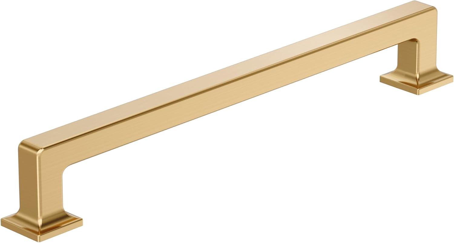 imageAmerock Lintel 81316 inch 224mm CentertoCenter Satin Nickel Cabinet Pull BP37446G10Champagne Bronze