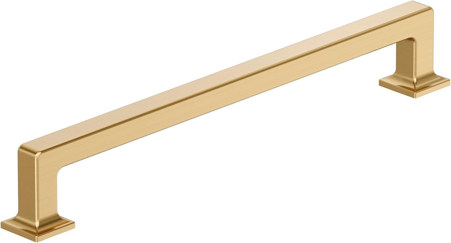 imageAmerock Lintel 81316 inch 224mm CentertoCenter Satin Nickel Cabinet Pull BP37446G10Champagne Bronze