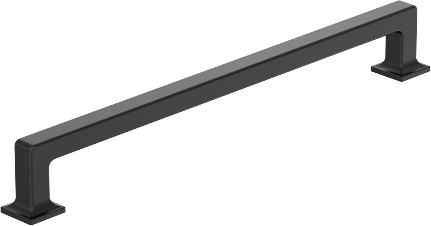 imageAmerock Lintel 81316 inch 224mm CentertoCenter Satin Nickel Cabinet Pull BP37446G10Matte Black