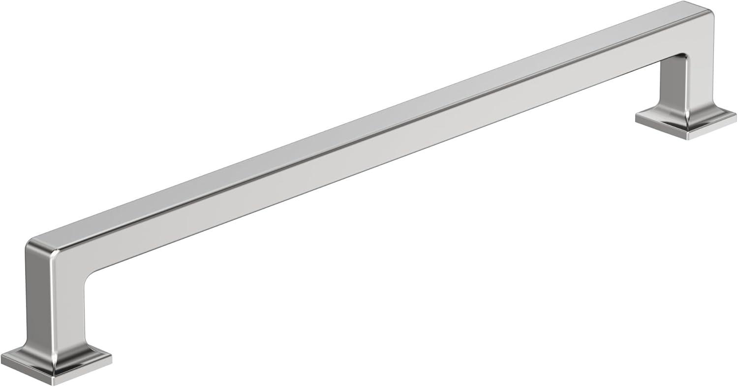 imageAmerock Lintel 81316 inch 224mm CentertoCenter Satin Nickel Cabinet Pull BP37446G10Polished Chrome