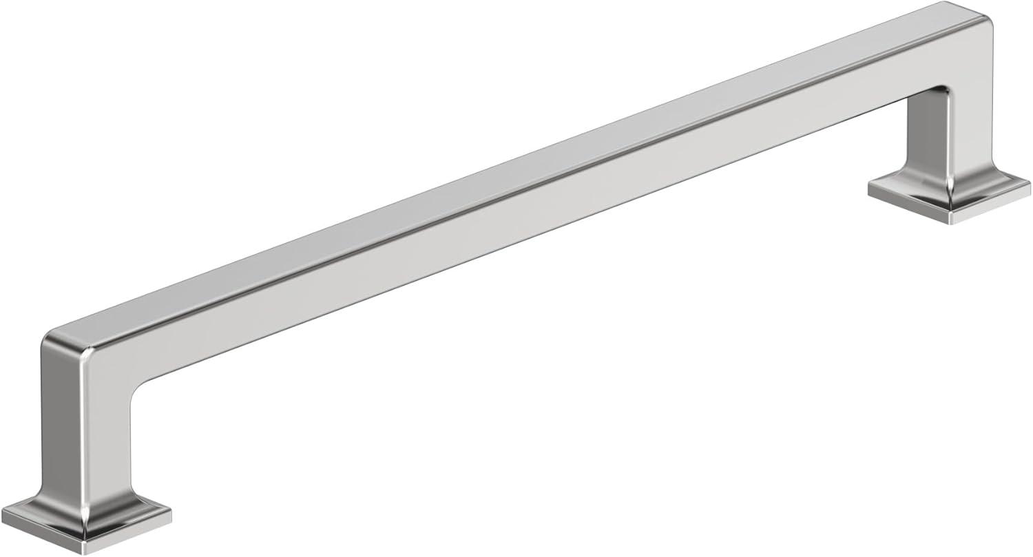 imageAmerock Lintel 81316 inch 224mm CentertoCenter Satin Nickel Cabinet Pull BP37446G10Polished Chrome