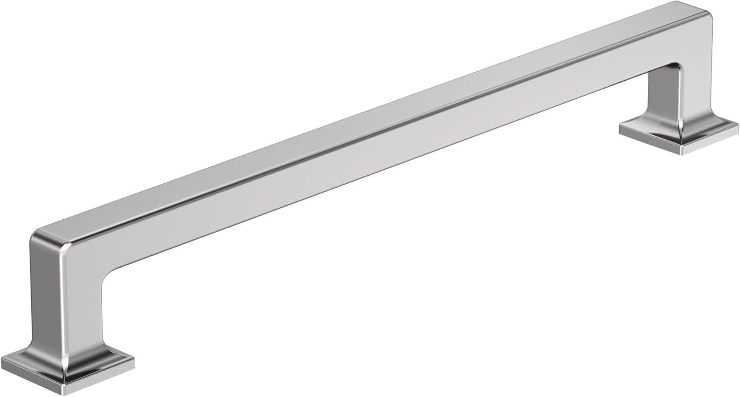 imageAmerock Lintel 81316 inch 224mm CentertoCenter Satin Nickel Cabinet Pull BP37446G10Polished Chrome