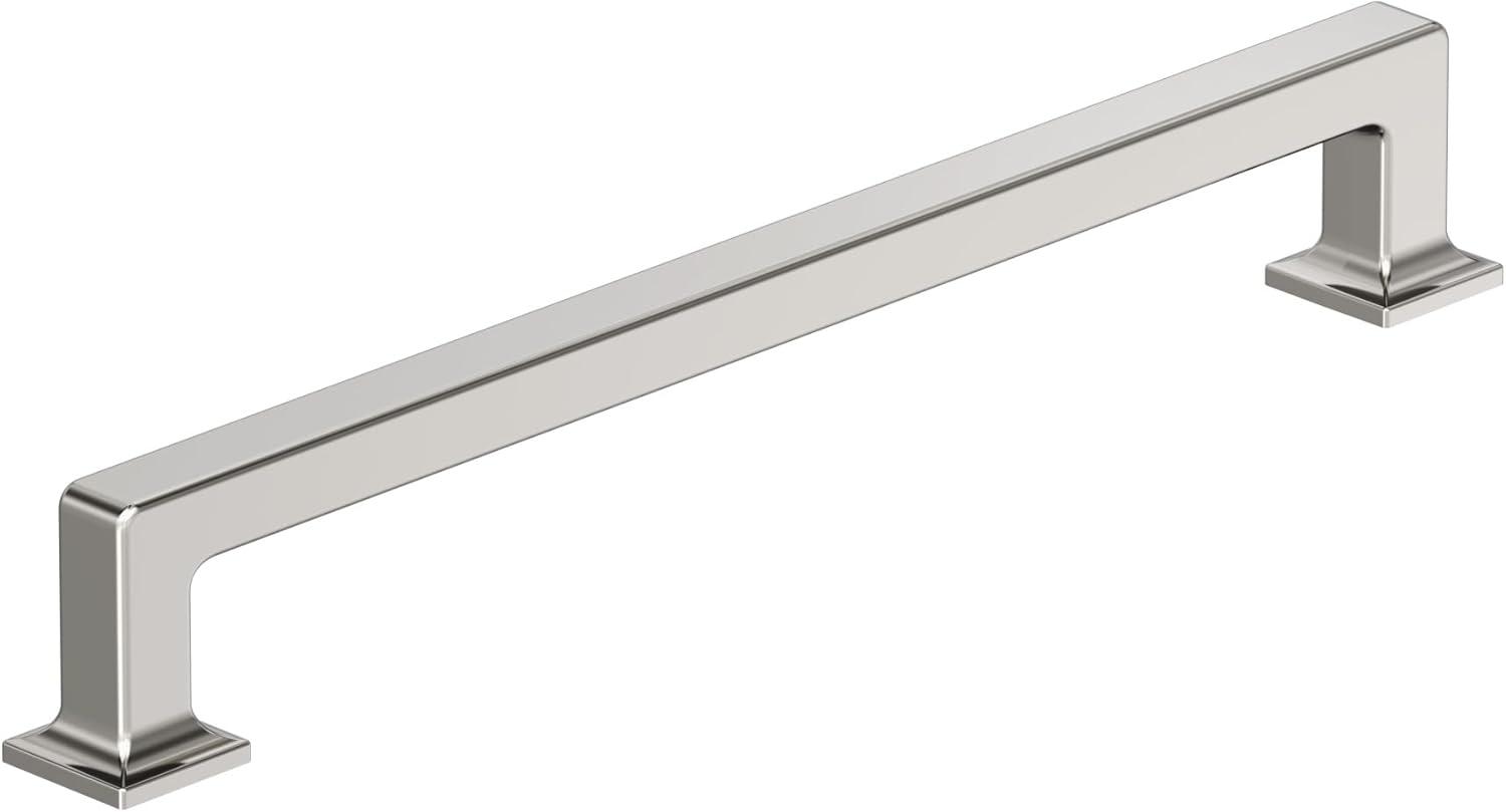 imageAmerock Lintel 81316 inch 224mm CentertoCenter Satin Nickel Cabinet Pull BP37446G10Polished Nickel