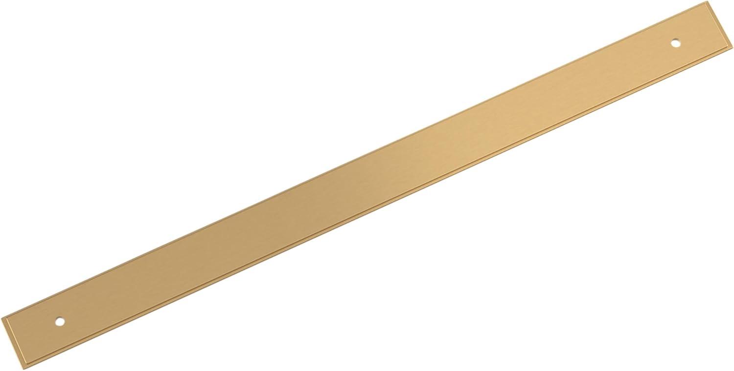 imageAmerock Maymont 334 inch 96mm CentertoCenter Rectangle Golden Champagne Cabinet Pull Backplate BP37588BBZChampagne Bronze