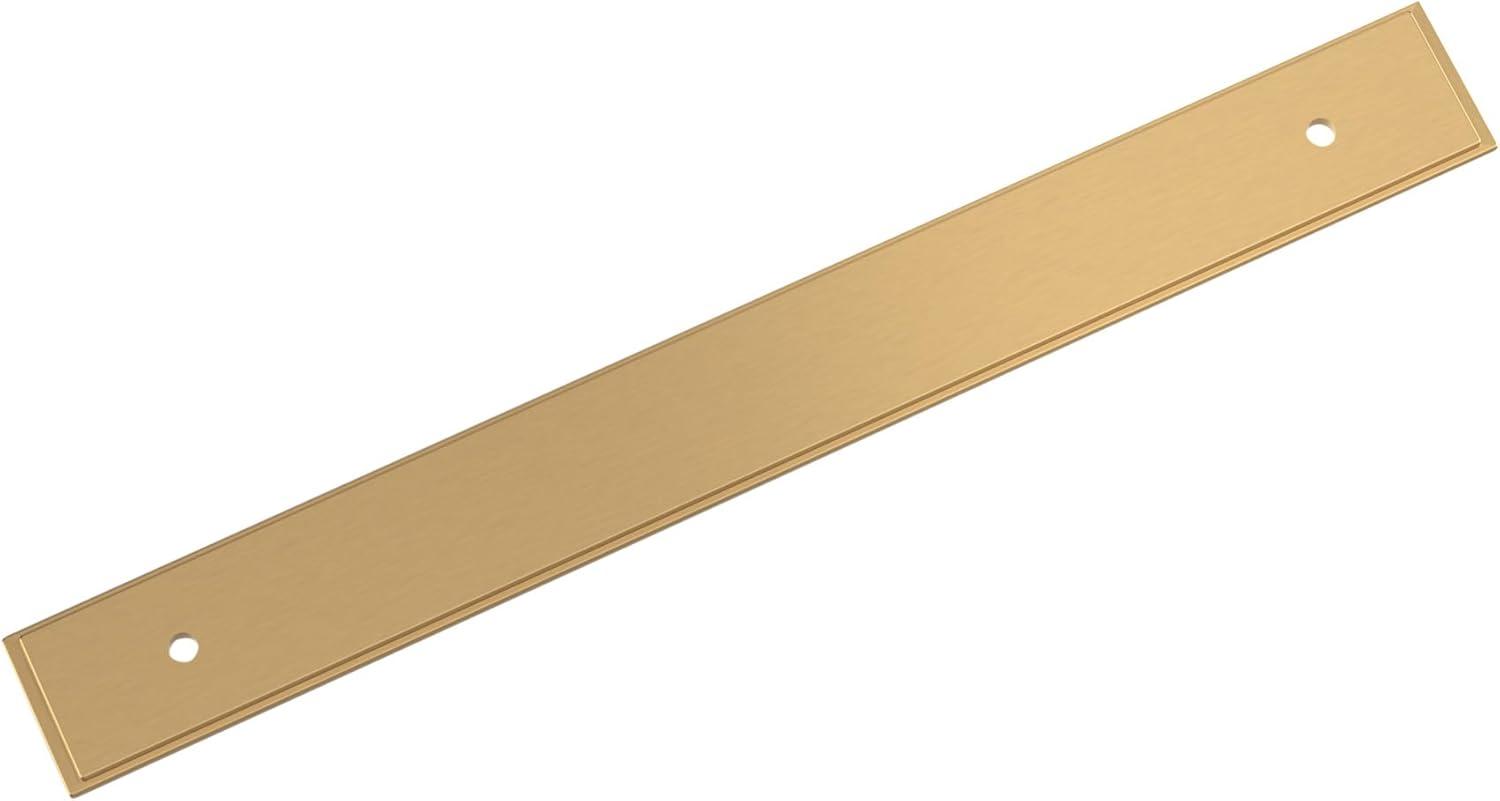 imageAmerock Maymont 334 inch 96mm CentertoCenter Rectangle Golden Champagne Cabinet Pull Backplate BP37588BBZChampagne Bronze