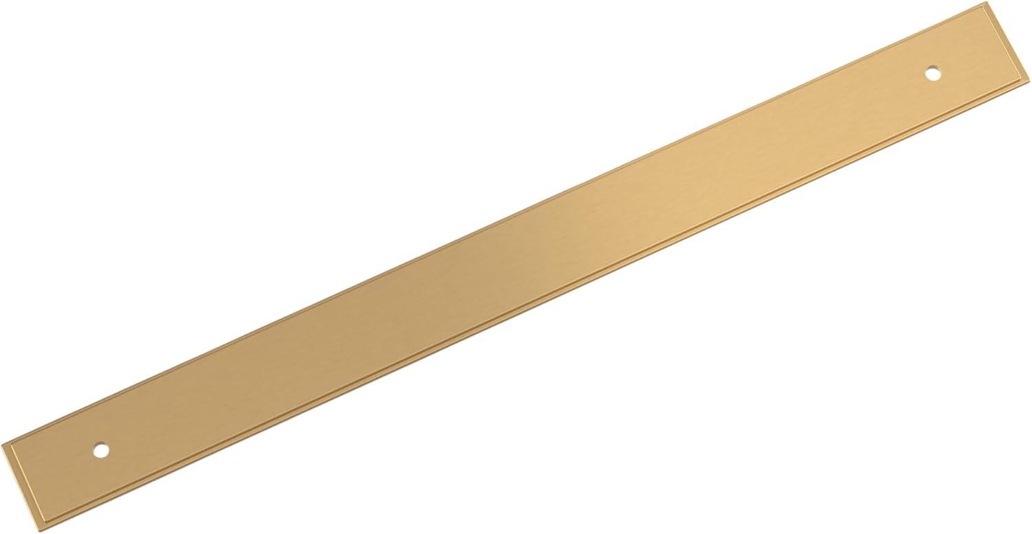 imageAmerock Maymont 334 inch 96mm CentertoCenter Rectangle Golden Champagne Cabinet Pull Backplate BP37588BBZChampagne Bronze