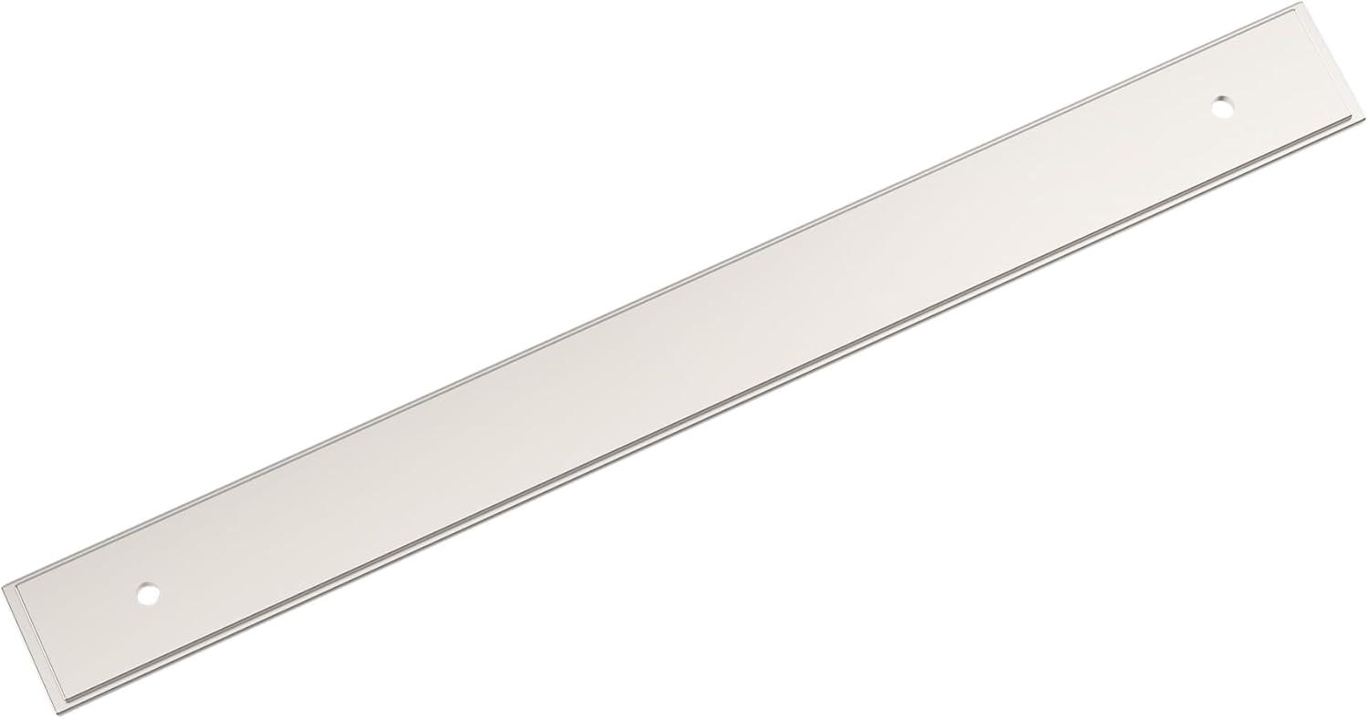imageAmerock Maymont 334 inch 96mm CentertoCenter Rectangle Golden Champagne Cabinet Pull Backplate BP37588BBZPolished Nickel