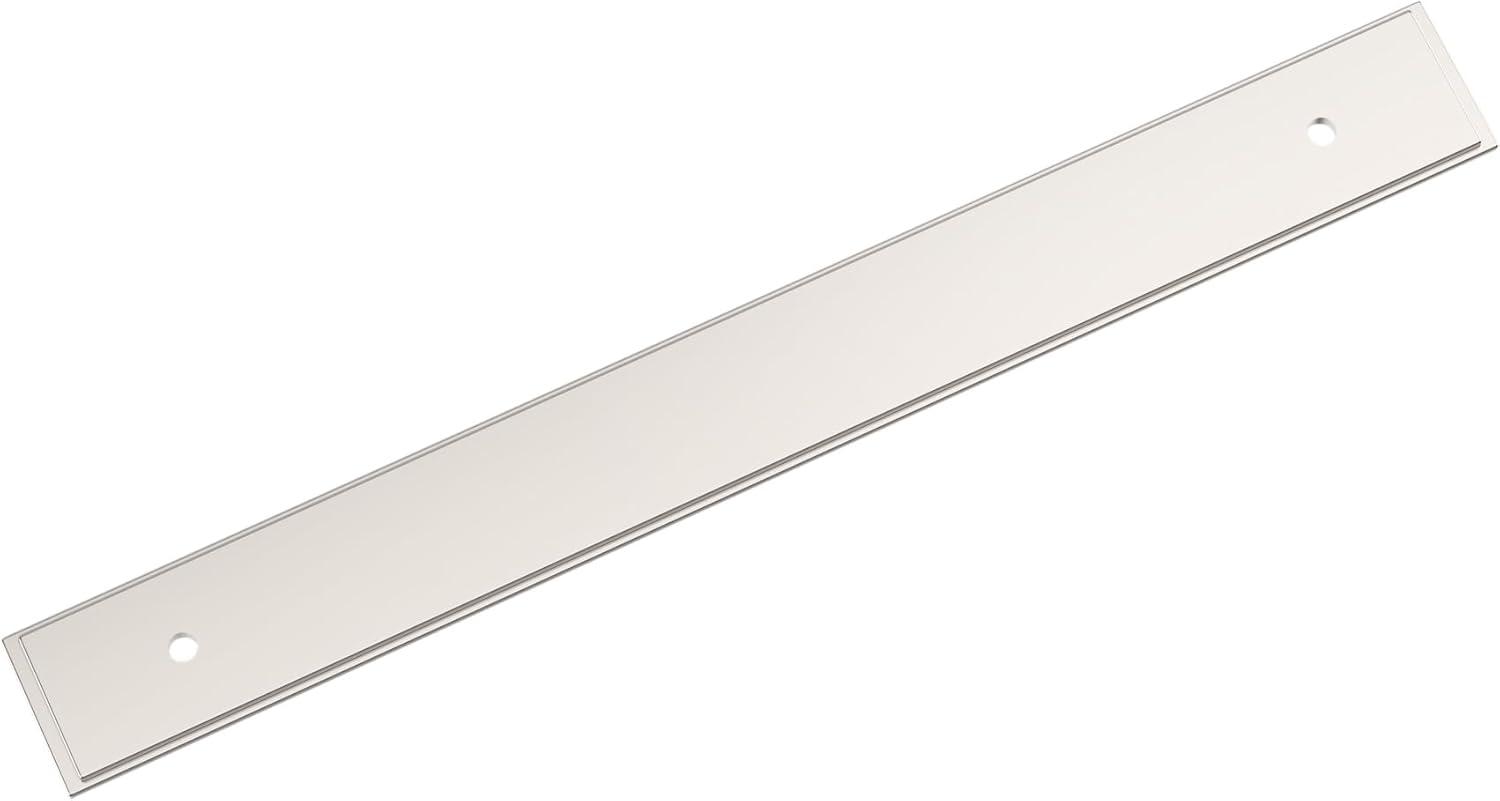 imageAmerock Maymont 334 inch 96mm CentertoCenter Rectangle Golden Champagne Cabinet Pull Backplate BP37588BBZPolished Nickel