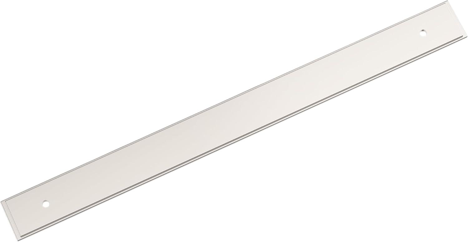 imageAmerock Maymont 334 inch 96mm CentertoCenter Rectangle Golden Champagne Cabinet Pull Backplate BP37588BBZPolished Nickel