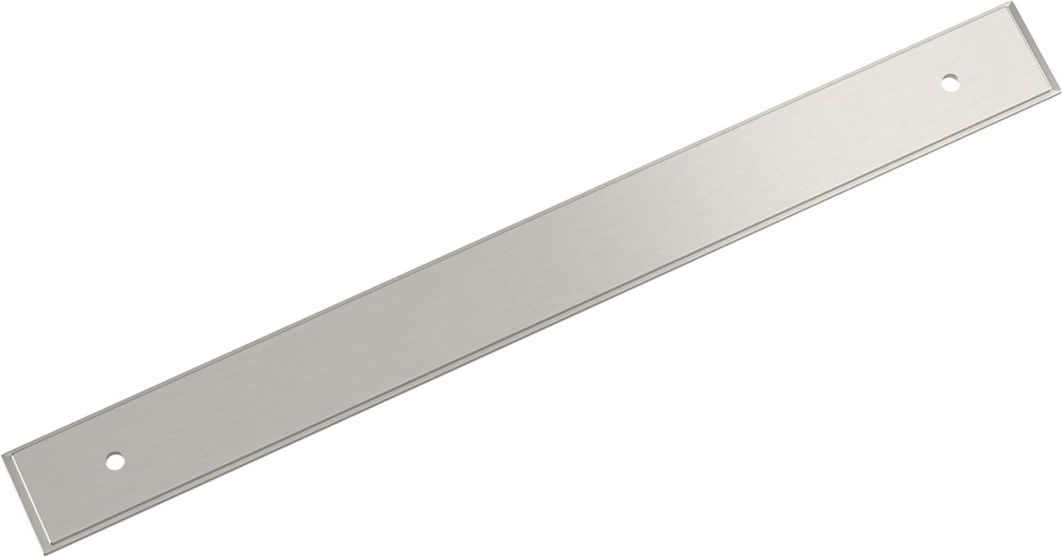 imageAmerock Maymont 334 inch 96mm CentertoCenter Rectangle Golden Champagne Cabinet Pull Backplate BP37588BBZSatin Nickel