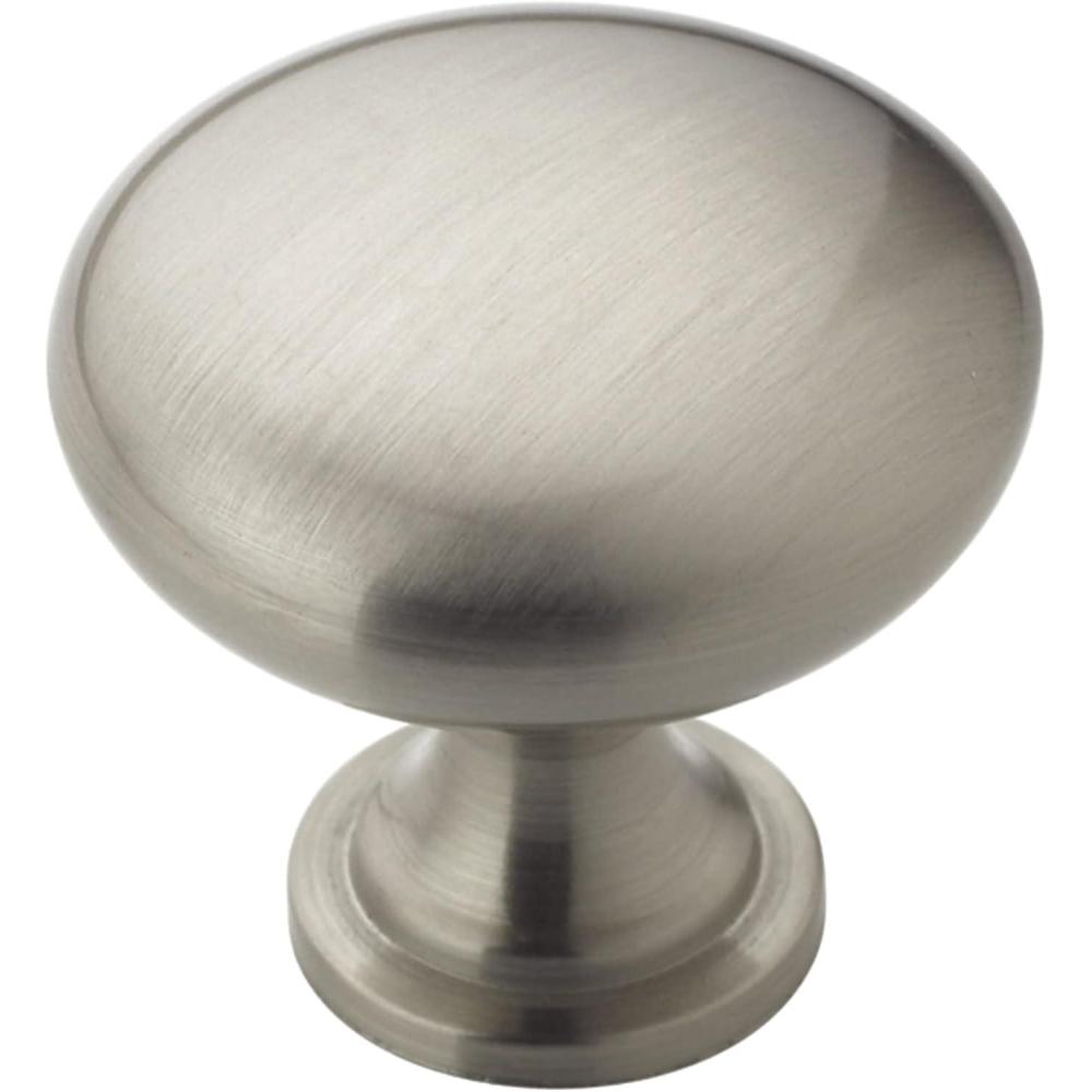 imageAmerock  Cabinet Knob  Satin Nickel  114 inch 32 mm Diameter  Edona  Drawer Knob  Cabinet Hardware Pack of 10Satin Nickel