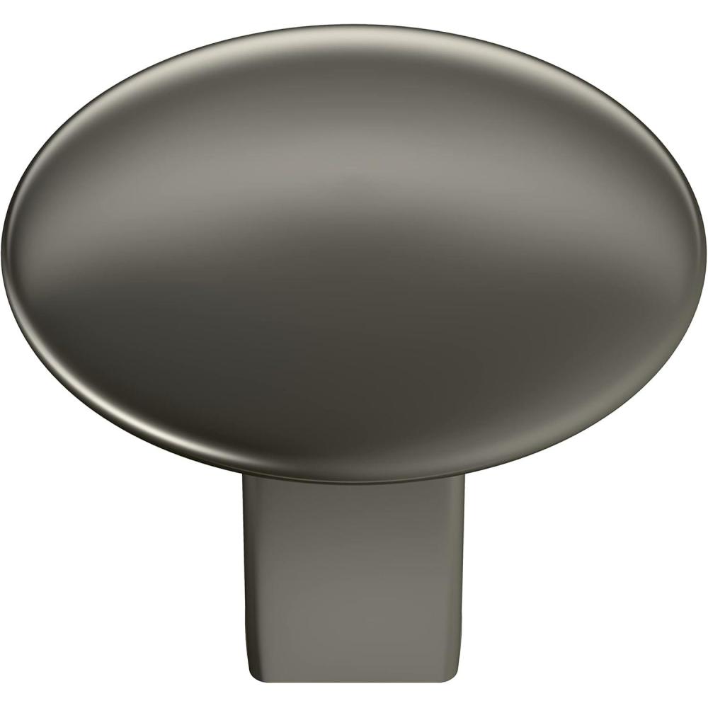 imageAmerock  Cabinet Knob Champagne Bronze  114 in 32 mm Diameter Drawer Knob  Riva  Kitchen and Bath Hardware  Furniture HardwarePolished Nickel