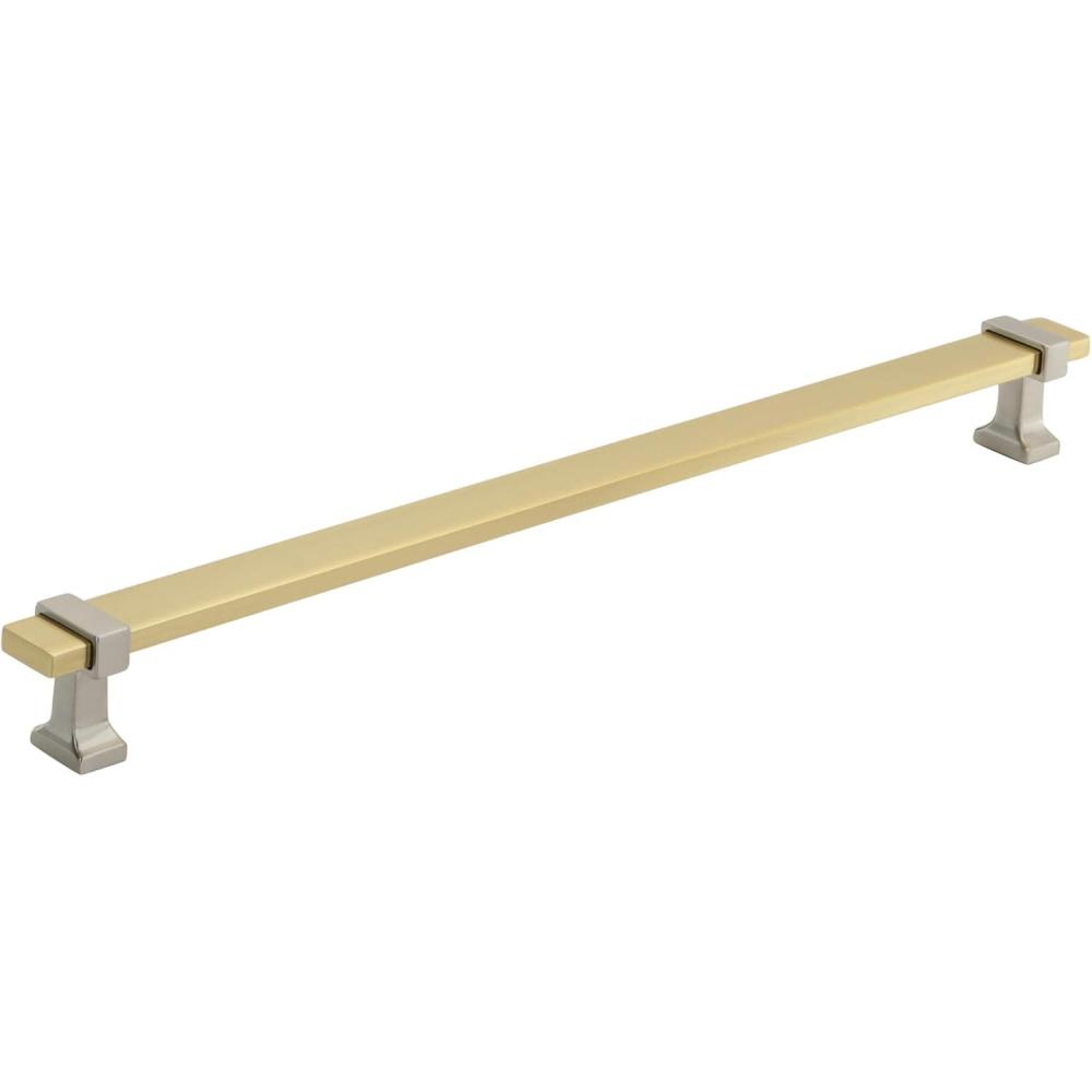 imageAmerock Cabinet Pull Satin NickelPolished Chrome 334 inch 96 mm Center to Center Overton 1 Pack Drawer Pull Drawer Handle Cabinet HardwareBrushed GoldSatin Nickel