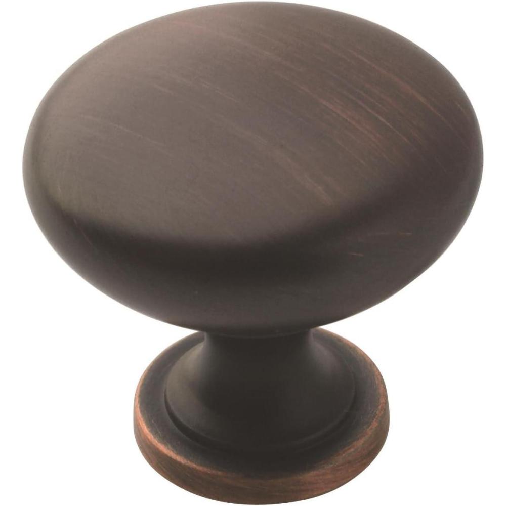 imageAmerock Corp Edona 114 in 32 mm Diameter Oil Rubbed Bronze Cabinet Knob 2 Pack
