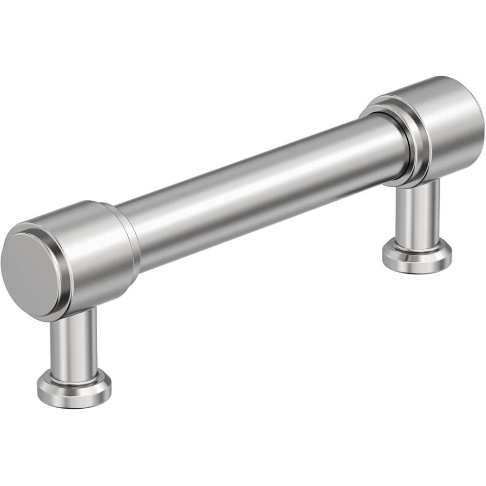 imageAmerock Faircrest 3 inch 76mm CentertoCenter Champagne Bronze Cabinet Pull BP37462CZPolished Chrome