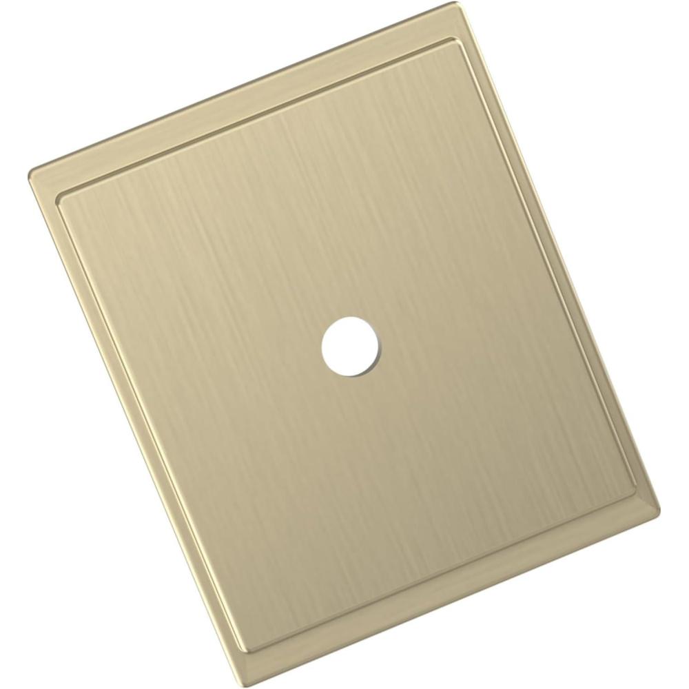 imageAmerock Maymont 334 inch 96mm CentertoCenter Rectangle Golden Champagne Cabinet Pull Backplate BP37588BBZGolden Champagne