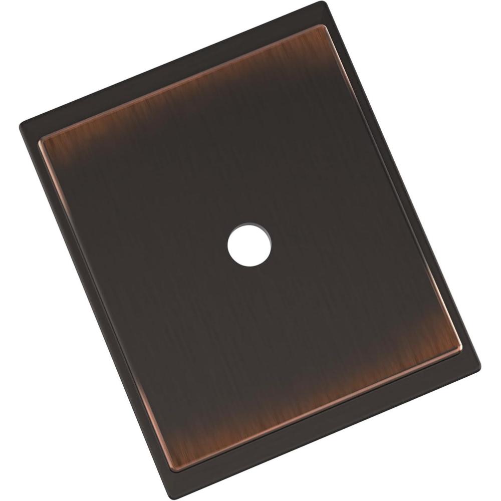 imageAmerock Maymont 334 inch 96mm CentertoCenter Rectangle Golden Champagne Cabinet Pull Backplate BP37588BBZOil Rubbed Bronze