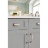 Amerock | Cabinet Cup Pull | Weathered Nickel | 3-3/4 inch (96 mm) Center to Center | Kane | 1 Pack | Drawer Pull | Drawer Handle | Cabinet Hardware(Weathered Nickel)