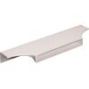 Amerock | Cabinet Edge Pull | Satin Nickel | 4-9/16 inch (116 mm) Center to Center | Extent | 1 Pack | Drawer Pull | Drawer Handle | Cabinet Hardware(Polished Chrome)