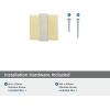 Amerock | Cabinet Knob | Brushed Gold/Satin Nickel | 1-3/8 inch (35 mm) Length | Overton | 1 Pack | Drawer Knob | Cabinet Hardware(Brushed Gold/Satin Nickel)