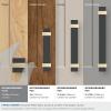 Amerock | Cabinet Knob | Brushed Gold/Satin Nickel | 1-3/8 inch (35 mm) Length | Overton | 1 Pack | Drawer Knob | Cabinet Hardware(Brushed Matte Black/Golden Champagne)