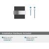 Amerock | Cabinet Knob | Brushed Gold/Satin Nickel | 1-3/8 inch (35 mm) Length | Overton | 1 Pack | Drawer Knob | Cabinet Hardware(Brushed Matte Black/Polished Chrome)