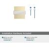 Amerock | Cabinet Knob | Brushed Gold/Satin Nickel | 1-3/8 inch (35 mm) Length | Overton | 1 Pack | Drawer Knob | Cabinet Hardware(Golden Champagne/Satin Nickel)