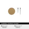 Amerock | Cabinet Knob | Champagne Bronze | 1-3/8 inch (35 mm) Diameter | Versa | 1 Pack | Drawer Knob | Cabinet Hardware(Champagne Bronze)