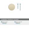 Amerock | Cabinet Knob | Champagne Bronze | 1-3/8 inch (35 mm) Diameter | Versa | 1 Pack | Drawer Knob | Cabinet Hardware(Golden Champagne)