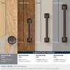 Amerock | Cabinet Knob | Satin Nickel | 1-1/4 inch (32 mm) Diameter | Edona | Drawer Knob | Cabinet Hardware (Pack of 10)(Oil Rubbed Bronze)