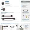Amerock | Cabinet Knob | Satin Nickel | 1-1/4 inch (32 mm) Diameter | Edona | Drawer Knob | Cabinet Hardware (Pack of 10)(Oil Rubbed Bronze)