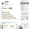 Amerock | Cabinet Knob |Champagne Bronze | 1-1/4 in (32 mm) Diameter Drawer Knob | Riva | Kitchen and Bath Hardware | Furniture Hardware(Champagne Bronze)