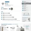 Amerock | Cabinet Knob |Champagne Bronze | 1-1/4 in (32 mm) Diameter Drawer Knob | Riva | Kitchen and Bath Hardware | Furniture Hardware(Polished Chrome)