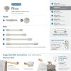 Amerock | Cabinet Knob |Champagne Bronze | 1-1/4 in (32 mm) Diameter Drawer Knob | Riva | Kitchen and Bath Hardware | Furniture Hardware(Polished Nickel)
