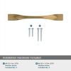 Amerock | Cabinet Pull | Champagne Bronze | 3-3/4 inch (96 mm) Center-to-Center | Uprise | 1 Pack | Drawer Pull | Cabinet Handle | Cabinet Hardware