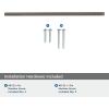 Amerock | Cabinet Pull | Gunmetal | 10-1/16 inch (256 mm) Center to Center | Bar Pulls | 1 Pack | Drawer Pull | Drawer Handle | Cabinet Hardware