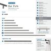 Amerock | Cabinet Pull | Gunmetal | 12-5/8 inch (320 mm) Center to Center | Bar Pulls | 1 Pack | Drawer Pull | Drawer Handle | Cabinet Hardware