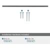 Amerock | Cabinet Pull | Gunmetal | 12-5/8 inch (320 mm) Center to Center | Bar Pulls | 1 Pack | Drawer Pull | Drawer Handle | Cabinet Hardware