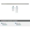 Amerock | Cabinet Pull | Gunmetal | 18-7/8 inch (480 mm) Center to Center | Bar Pulls | 1 Pack | Drawer Pull | Drawer Handle | Cabinet Hardware